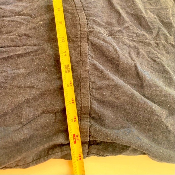 Old Navy Linen Short button up Romper with adjustable waist - Picture 7 of 9